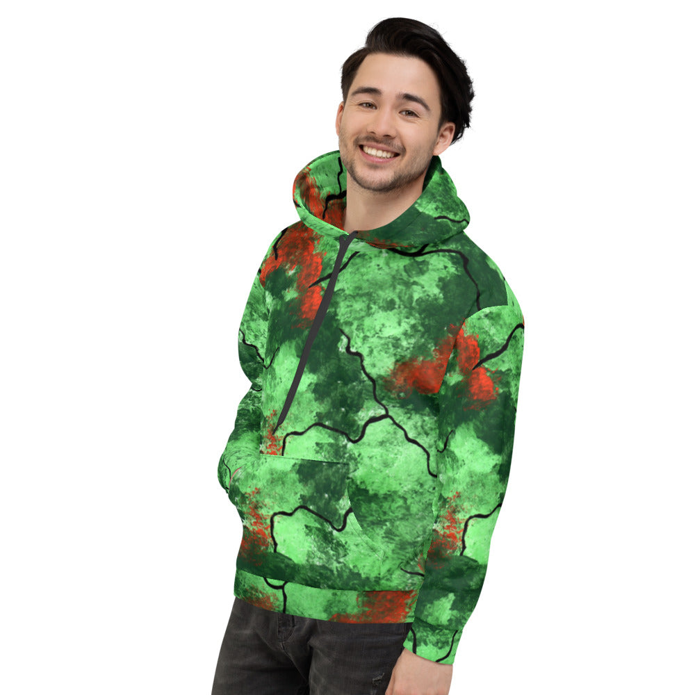 'Green Vibe' unisex hoodie