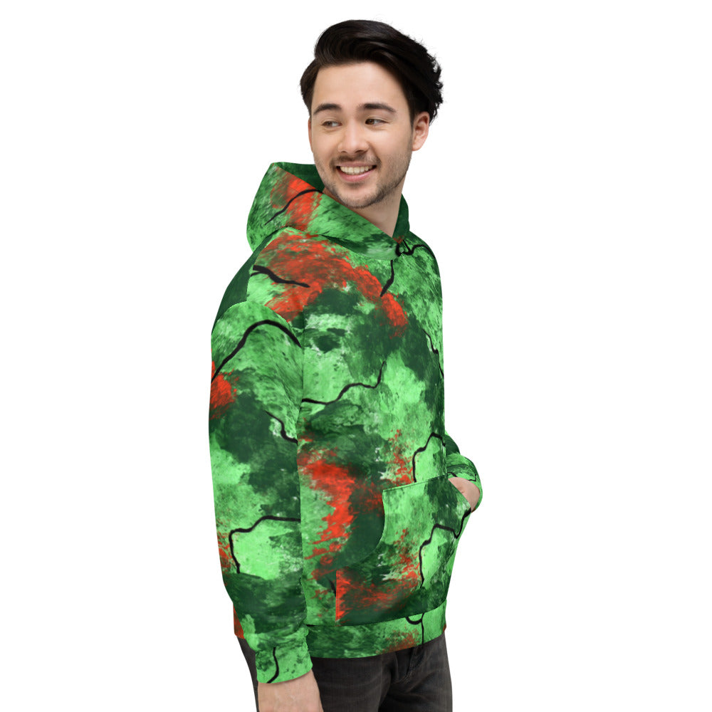 'Green Vibe' unisex hoodie