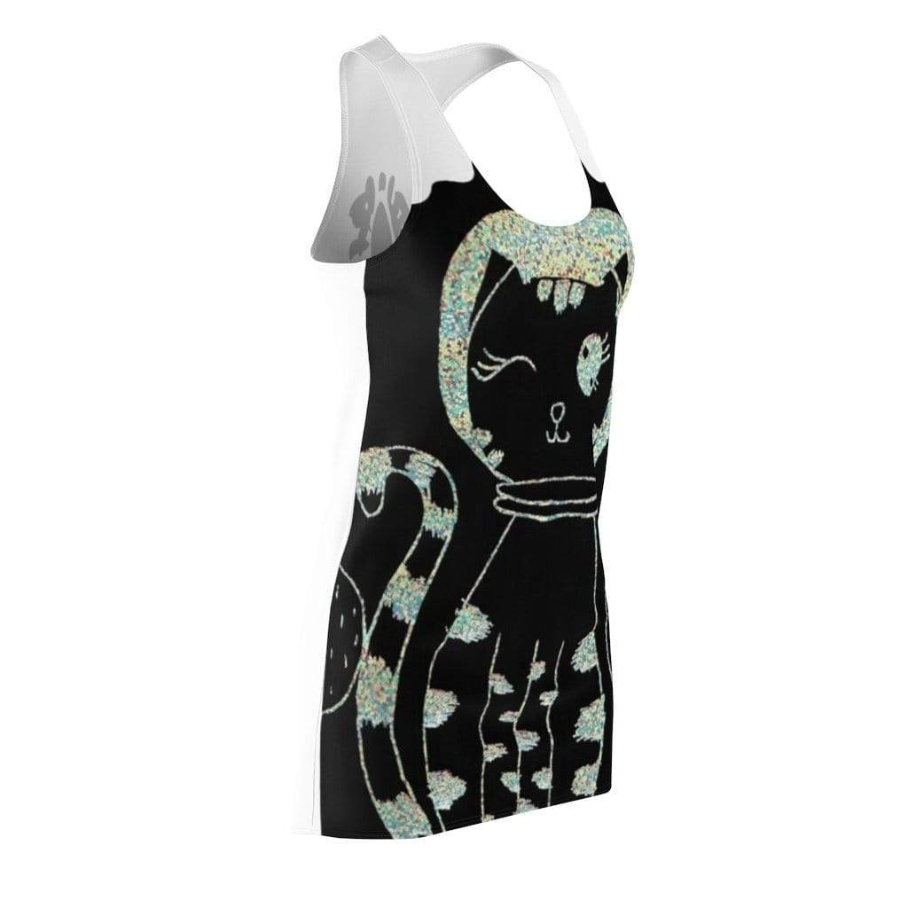 All Over Prints Silver Cat Dress