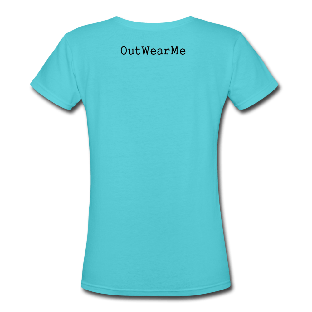 Women's V-Neck T-Shirt | LAT 3507 Just Chill